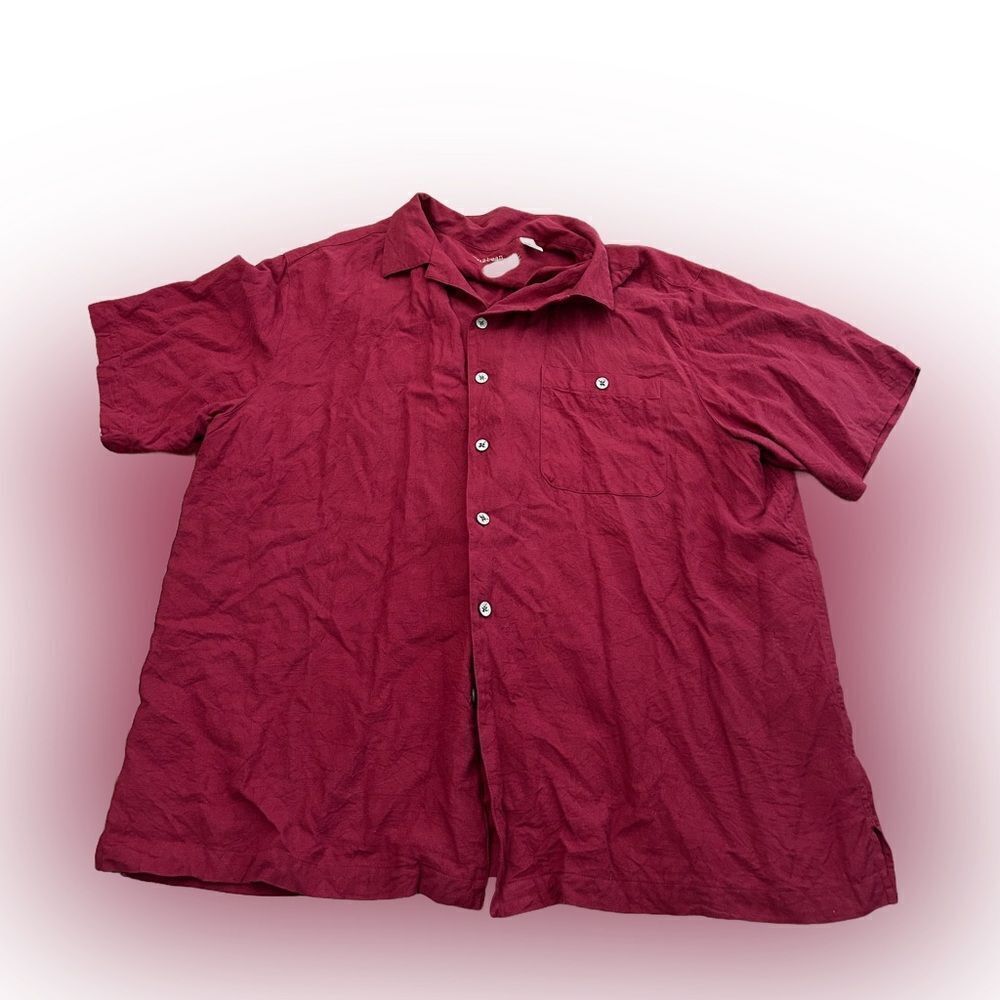 Caribbean Parrot Hawaiian Silk Button Down Shirt